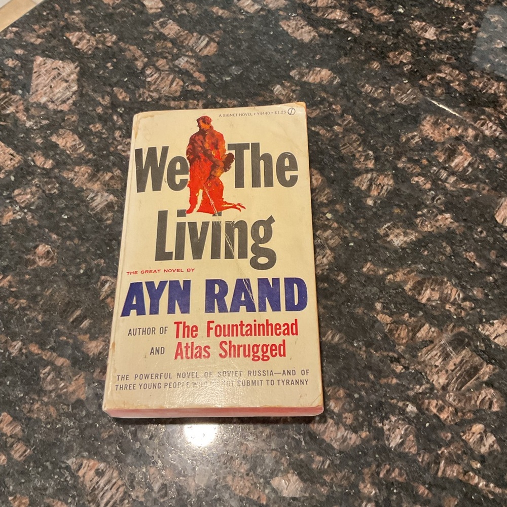 We The Living by Ayn Rand — Vintage 1959